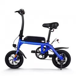 Excellent quality Mini Adult Lightweight  Two Wheel Mountain Hike Power Assist Folding Electric Vehicle Bicycle With Integrated Wheel Hidden Battery