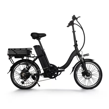 Cross Border Mini Adult Lightweight  Two Wheel Mountain Hike Power Assist Folding Electric Vehicle Bicycle With Integrated Wheel Hidden Battery