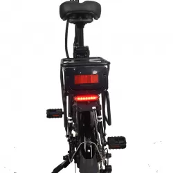 Cross Border Mini Adult Lightweight  Two Wheel Mountain Hike Power Assist Folding Electric Vehicle Bicycle With Integrated Wheel Hidden Battery