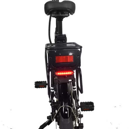 Cross Border Mini Adult Lightweight  Two Wheel Mountain Hike Power Assist Folding Electric Vehicle Bicycle With Integrated Wheel Hidden Battery