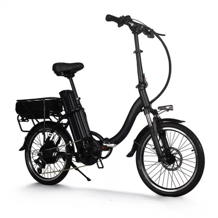 Cross Border Mini Adult Lightweight  Two Wheel Mountain Hike Power Assist Folding Electric Vehicle Bicycle With Integrated Wheel Hidden Battery
