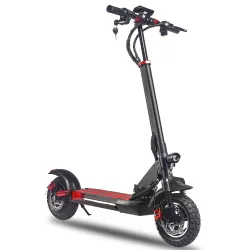 10 Inch Single Drive Adult Foldable Electric Scooter Aluminum Alloy Frame 48V 350W Front And Rear Double Shock Absorber Scooter