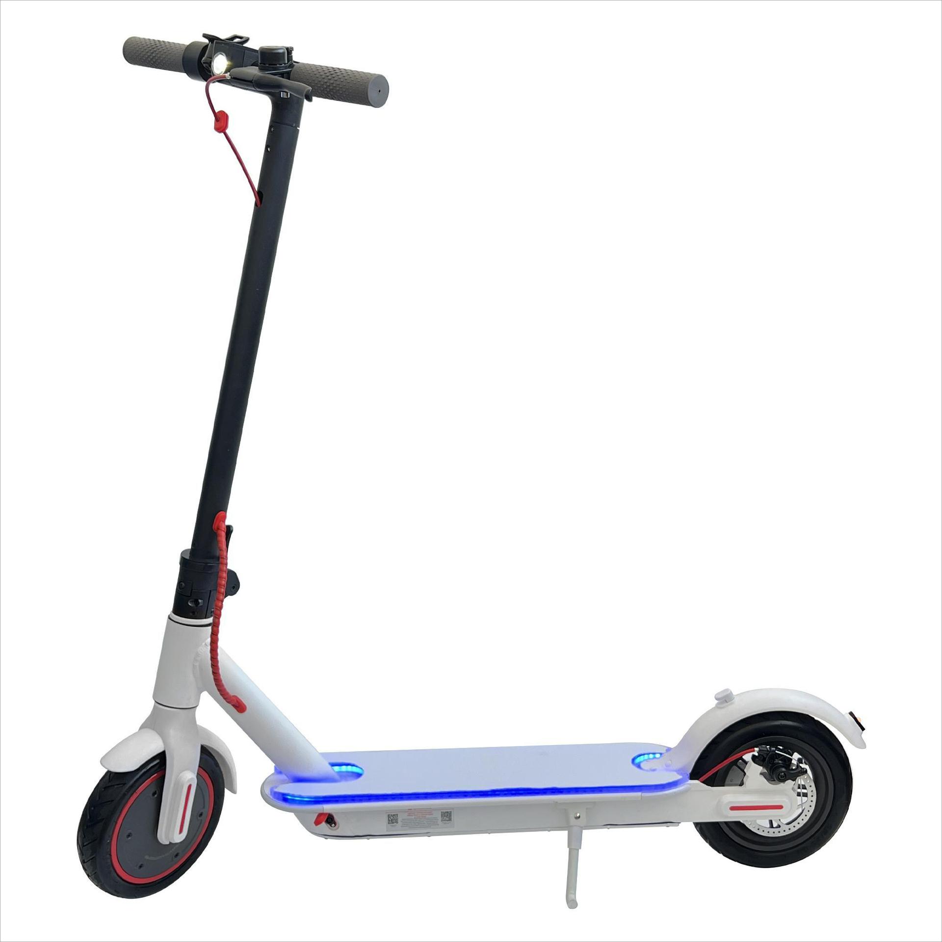 Anti Skid Wear Resistant Strong Grip Pedelec Adult Electric Scooter 36V Foldable Mini Battery Scooter With Hydraulic Disc Brake With Large Capacity Battery With Range of 120KM