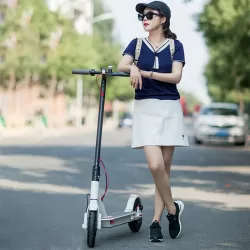 Anti Skid Wear Resistant Strong Grip Pedelec Adult Electric Scooter 36V Foldable Mini Battery Scooter With Hydraulic Disc Brake With Large Capacity Battery With Range of 120KM