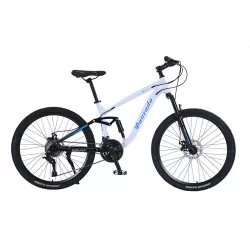 Wholesale 26 Inch 27 Speed Carbon Steel Double Disc Brake Off Road Variable Speed Double Shock Absorption Mountain Bike
