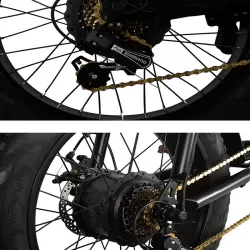 20 Inch Electric Bicycle For Adults Power Assist Off Road Mountain Bike With Lithium Battery For Shock Absorption