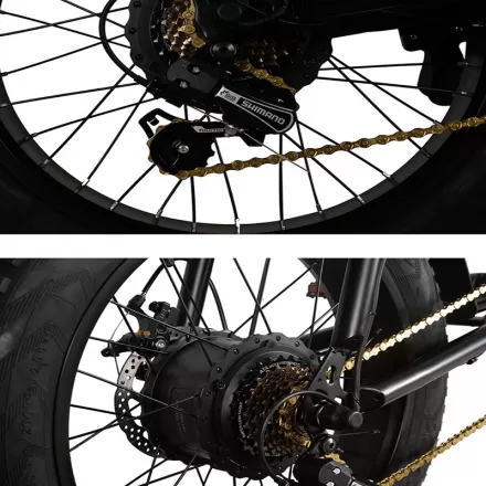 20 Inch Electric Bicycle For Adults Power Assist Off Road Mountain Bike With Lithium Battery For Shock Absorption