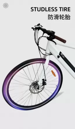 Aluminum Alloy Electric Bicycle Power Assisted Anti Slip Double Disc Brake Finger Shift Electric Mountain Bike With Large Capacity Battery