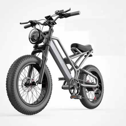 20 Inch Anti Skid Electric Bicycle For Adults Power Assist Off Road Mountain Bike With Lithium Battery For Shock Absorption