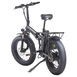 20 Inch Lithium Battery Foldable 4.0 Wide Tire Snow Beach Electric Travel Bicycle