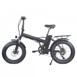 20 Inch Lithium Battery Foldable 4.0 Wide Tire Snow Beach Electric Travel Bicycle