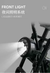 Aluminum Alloy Power Assist Electric Bicycle Disassembly Pedal Shock Absorption Front Fork Portable Off Road Mountain Bike Lithium Battery Motor