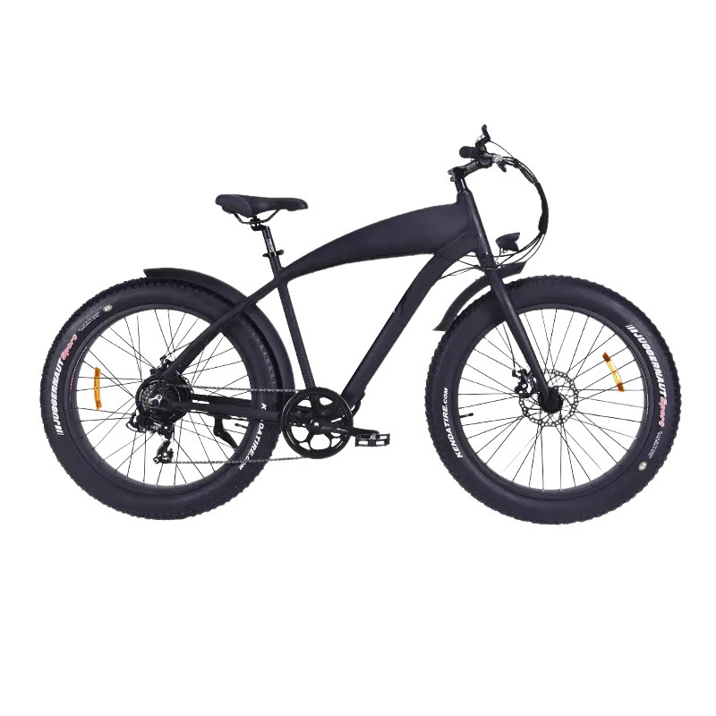 Portable Motor Snowmobile Electric Bike Aluminum Alloy Power Assist 750W Thumb Throttle Lithium Battery Bicycle