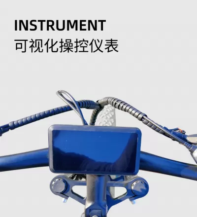 Portable Motor Snowmobile Electric Bike Aluminum Alloy Power Assist 750W Thumb Throttle Lithium Battery Bicycle