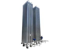 Industrial LNG Lin Cryogenic Vaporization Ambient Air Vaporizer for Ng Natural Gas Station