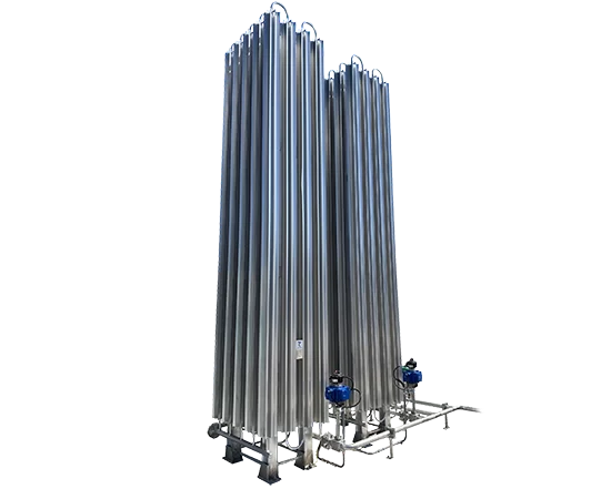 Large Capacity 5000nm³ /H LNG Ambient Air Vaporizer for LNG Filling Station