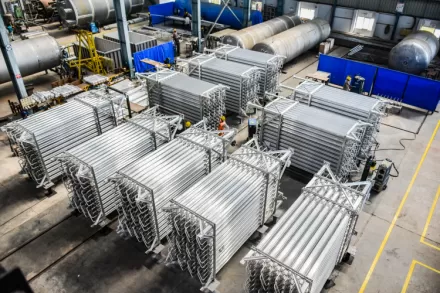 Large Capacity 5000nm³ /H LNG Ambient Air Vaporizer for LNG Filling Station