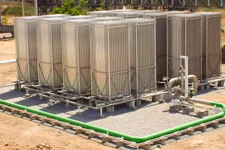 Large Capacity 5000nm³ /H LNG Ambient Air Vaporizer for LNG Filling Station