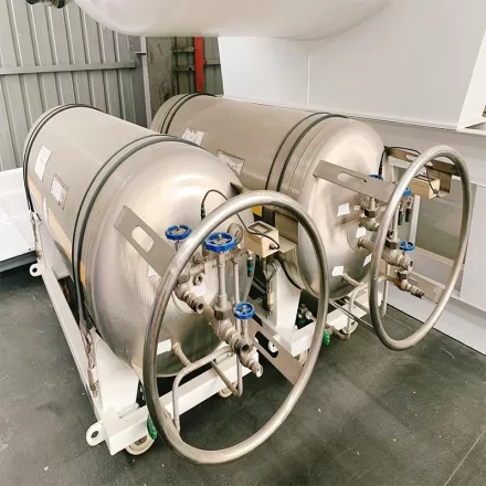 Liquid Nitrogen Container Pressure Vessel Stainless Steel Vertical LNG Horizontal Storage Cryogenic Gasification Station Liquid Natural Gas Storage Tank