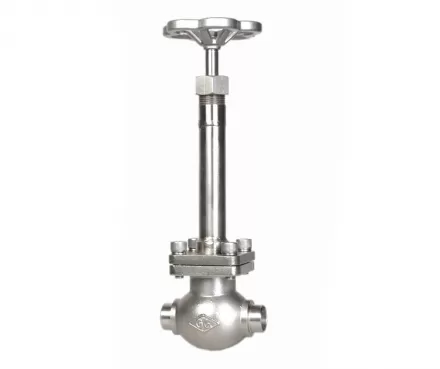 Stainless Steel Peek Seal Cryogenic Pneumatic Ball Valve