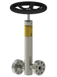 Stainless Steel Peek Seal Cryogenic Pneumatic Ball Valve