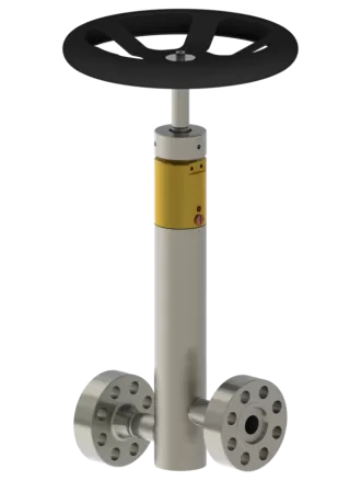 Stainless Steel Peek Seal Cryogenic Pneumatic Ball Valve