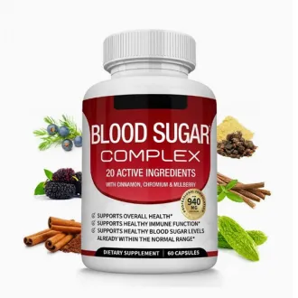 OEM All-Natural Blood Sugar Complex Healthy Supplement Alpha Lipoic Acid Supports Healthy Blood Sugar Levels Immunity Boost Capsule