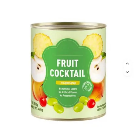 Canned Fruit Mixed Canned Peach Cherry Pineapple Grape Pear Healthy Peeled