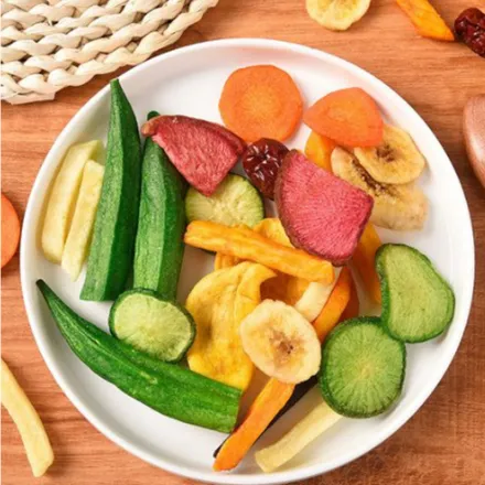 Healthy Vegetable Snacks Vacuum Fried Carrot VF Vegetable Chips