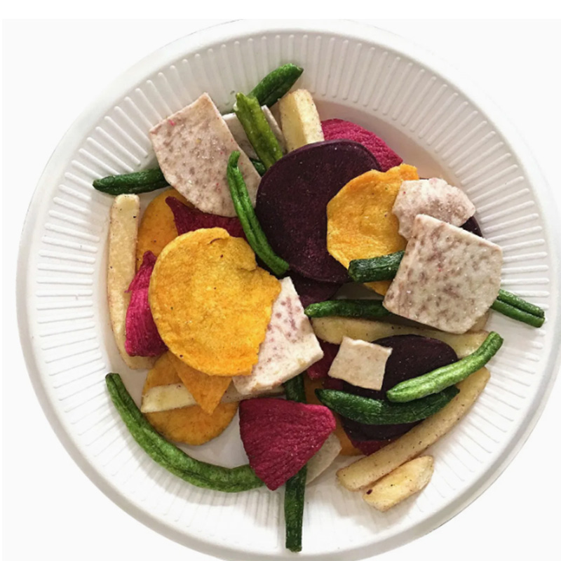 Fried Vegetables Chips Vacuum Fried Purple Sweet Potato Chips