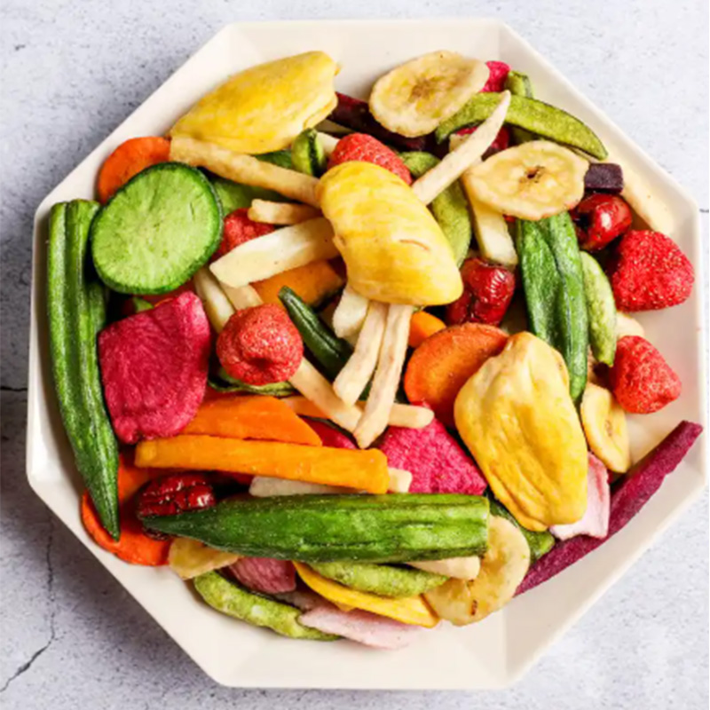 Vacuum Fried Frozen Crispy Dehydrated Ready-to-Eat Vegetable Snacks